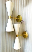 Wall Sconce Diabolo Pair of Modern Italian Wall Lights Wall Fixture Lamps - $188.86