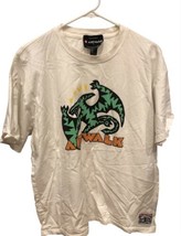 Air Walk White And Green Dinosaur Graphic T-SHIRT Mens Forever 21 Size Medium - $9.90