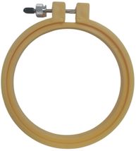 Susan Bates Yellow Hoop-La Embroidery Hoop 4 Inch - $7.95