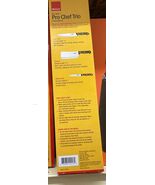 Ronco Six Star Pro-Chef Trio - 3 Piece Knife Set - Chef Knife Cleaver Ut... - $77.08 CAD