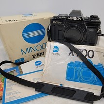 Minolta X-700 35mm SLR Film Camera BODY ONLY With Original Box - £69.73 GBP