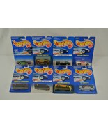 Hot Wheels Corvette Custom &#39;63 Lot of 8 Diecast Cars 1991 Mattel New MOC - £34.69 GBP