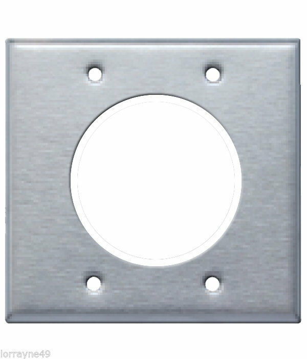 Westgate 7792 Two Gang Smooth Metal Power Outlet Receptacle 2.125 Inch D... - $2.83