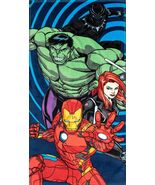 Avengers Hero Launch Beach Towel measures 28 x 58 inches - $16.95