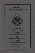 Scott County Geology and Fossils by Harlan R. Bergquist - Mississippi - £13.58 GBP