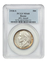 1938-S 50C Boone PCGS MS68 - $22,916.25