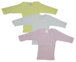 Girls Pastel Variety Long Sleeve Lap T-shirts - $14.81