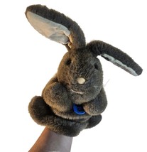 Dakin Bunny Rabbit Hand Puppet Plush Vintage Brown 12 In Floppy Long Ears Easter - £10.22 GBP