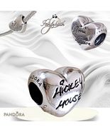 PANDORA Disney Parks Mickey Mouse Signature Heart Charm 792132 US SELLER  - $912.94 MXN
