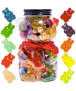 Luxury-Gourmet-Sweets Gummy Bears Jar - Candy Gift-Ready Plastic Jar - £26.92 GBP