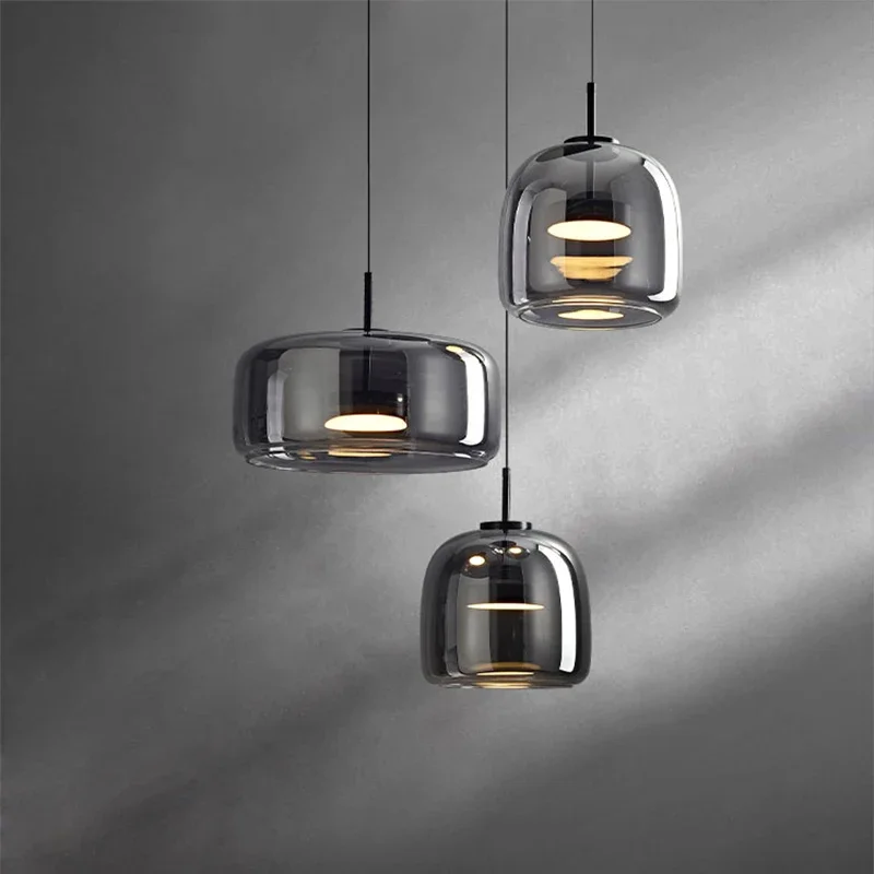 Modern LED Glass Pendant Lights Nordic Luxury Hanging Chandeliers Lighting - $84.10+