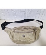 Vintage Bosini Italy Leather Fanny Pack Belt Bag Waist Purse Multi-Pocke... - $39.37 CAD