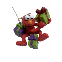 American Greetings Elmo with presents Christmas Ornament Heirloom 013 no Box - $10.84