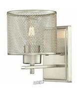 Westinghouse 6327800 Morrison One-Light Wall Fixture, BN Finish with Mes... - £36.62 GBP