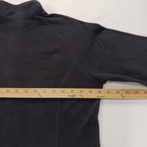 LL Bean Pullover Women’s M Black 1/4 Zip Sweatshirt Outdoor Fleece RN#71341 image 5