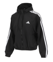 adidas 3S Woven Windbreaker Women Sports Casual Lifestyle Jacket AsiaFit... - $89.91
