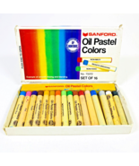 Sanford Oil Pastel Colors Vintage Set Of 16 Model No 73372 Unused Arts N... - €12,70 EUR