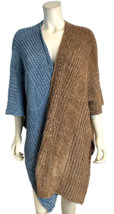 Do Everything In Love Blue and Tan Shawl One Size - $18.99