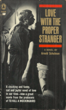 Love With The Proper Stranger - Arnold Schulman - Novel - Steve Mc Queen Cover - £36.95 GBP