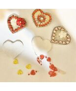 Hearts Craft Charms Lot Handmade DIY Valentines Day - $128.81 MXN