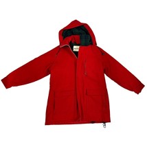 VTG Retro Kreeger &amp; Sons  Red Wool Coat w/ Green Tartan Lining 3 Outer P... - $79.30