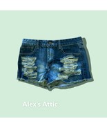 Forever 21 Shorts Womens Size 27 Cut-Off Jean Shorts Mid Rise Denim - Bl... - $13.54 CAD