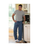 Hammacher Gentlemen&#39;s Genuine Turkish Terry Spa Lounge Pants Slate Blue ... - $32.46 CAD