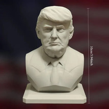 1pc Donald Trump 3D Printed Bust Statue - Patriotic Collectible Desktop ... - $53.89 CAD