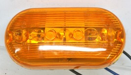 77-556  Signal Stat Amber Marker Clearance Light 2&quot; X 4&quot; Oval 8809 - $7.91