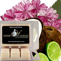 Coconut Lime Verbena Eco Soy Candle Wax Melts Clams Hand Poured Vegan - £11.24 GBP+