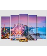 Myrtle Beach Wall Art Myrtle Beach Skyline Myrtle Beach Print South Caro... - £38.49 GBP