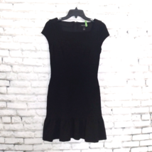 White House Black Market Dress Womens 0 Black Stretchy Short Tiered Sheath - £19.77 GBP