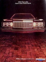 1974 Chevrolet Brochure, Caprice Classic Impala Bel Air - £7.04 GBP