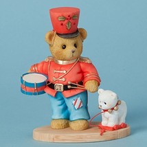 Cherished Teddies Marching Toward a Merry Christmas Toy Soldier Figurine... - $29.70