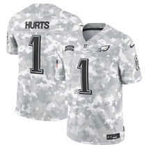 Jalen hurts philadelphia eagles 2024 salute to service white camo jersey main thumb200