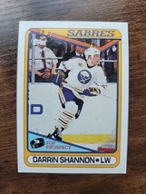 Darrin Shannon 1990-91 Topps Prospect #310 - Buffalo Sabres - NHL - £1.57 GBP