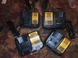 new dewalt charger lot of 4 12 to 20 volt  - £105.59 GBP