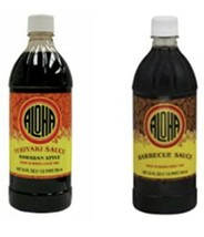 Pack Of 2 Aloha Hawaiian Barbecue And Teriyaki Sauce 24 Oz. - £47.47 GBP