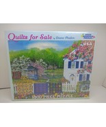 WHITE MOUNTAIN 1000 Piece QUILTS FOR SALE Jigsaw PUZZLE #239S Flowers CO... - $940.43 MXN