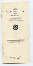 1939 Model Constitution &amp; By Laws International Association of Altrusa Clubs  - £22.08 GBP