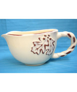 Terracotta Gravy Boat Pitcher Creamer by Home China Autumn Fall Design - £22.97 GBP