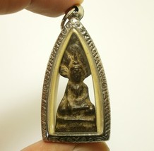 Phra Prokpo Chiangsan Lord Buddha amulet pendant Powerful magic antique bless fo - £1,199.49 GBP