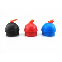 3Pcs Mix Color Rubber Pool Table Billiard Cue Chalk Holders With String - $15.19