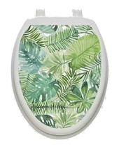Toilet Tattoos PALM LEAVES  Toilet Lid Cover Vinyl Cover Removable 1160 - £18.93 GBP