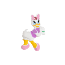 Origami Owl Charm Disney (New) Daisy Duck - White W/ Pink Crystal In Her Bow - £8.06 GBP