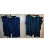 (2) NWT MENS $30 SONOMA COBALT &amp; TEAL KNIT SLEEP SHORTS W/ POCKETS  SIZE... - $51.09 CAD