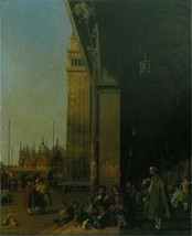 Piazza San Marco looking E from the SW Corner  - Canaletto - Framed Picture - 11 - £25.45 GBP