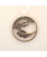 U.S. Virgin Islands Cut Out Coin Jewelry, Necklace - £16.97 GBP