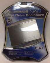 Ultra - ULT40243 - Hard Drive Enclosure – 2.5” SATA to USB 2.0 - Brushed - £12.53 GBP