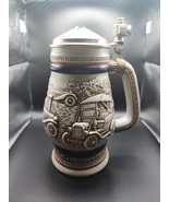 Avon 1979 Beer Stein with 1910 Stanley Steamer, 1911 Ford Model-T, 1936 MG - £12.99 GBP